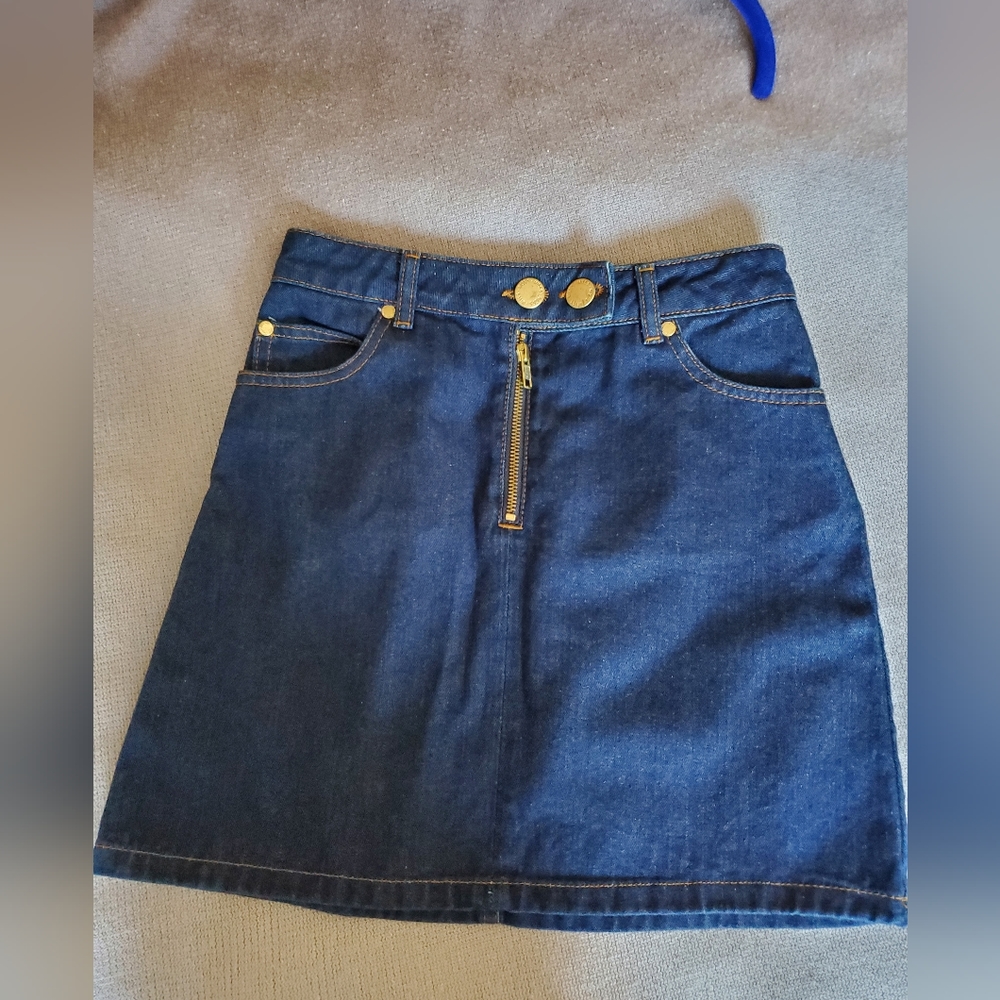 Miss Selfridge, denim mini, size 4